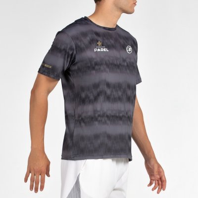tienda de padel Madrid, tienda de padel online, tienda de padel españa, tienda de padel en linea, CAMISETA BULLPADEL PASCO NEGRO