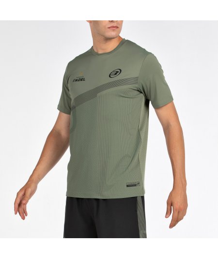 tienda de padel Madrid, tienda de padel online, tienda de padel españa, tienda de padel en linea, CAMISETA BULLPADEL PATOS KAKI