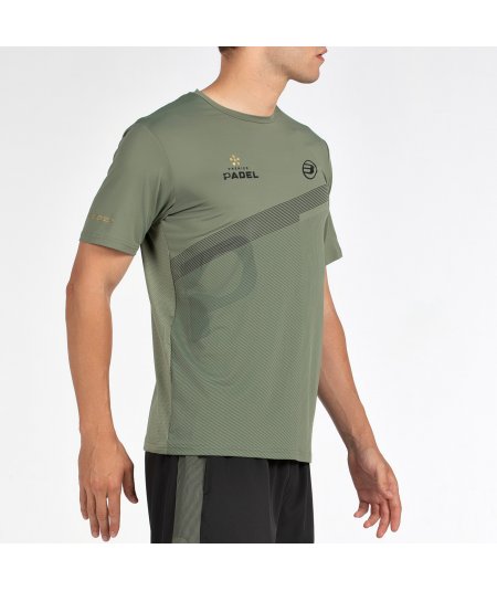 tienda de padel Madrid, tienda de padel online, tienda de padel españa, tienda de padel en linea, CAMISETA BULLPADEL PATOS KAKI