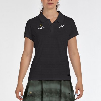 POLO SHIRT BULLPADEL PAYERNE BLACK