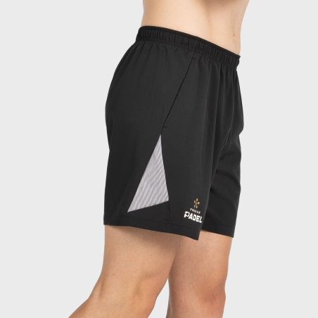 tienda de padel Madrid, tienda de padel online, tienda de padel españa, tienda de padel en linea, SHORT BULLPADEL PECOS NEGRO