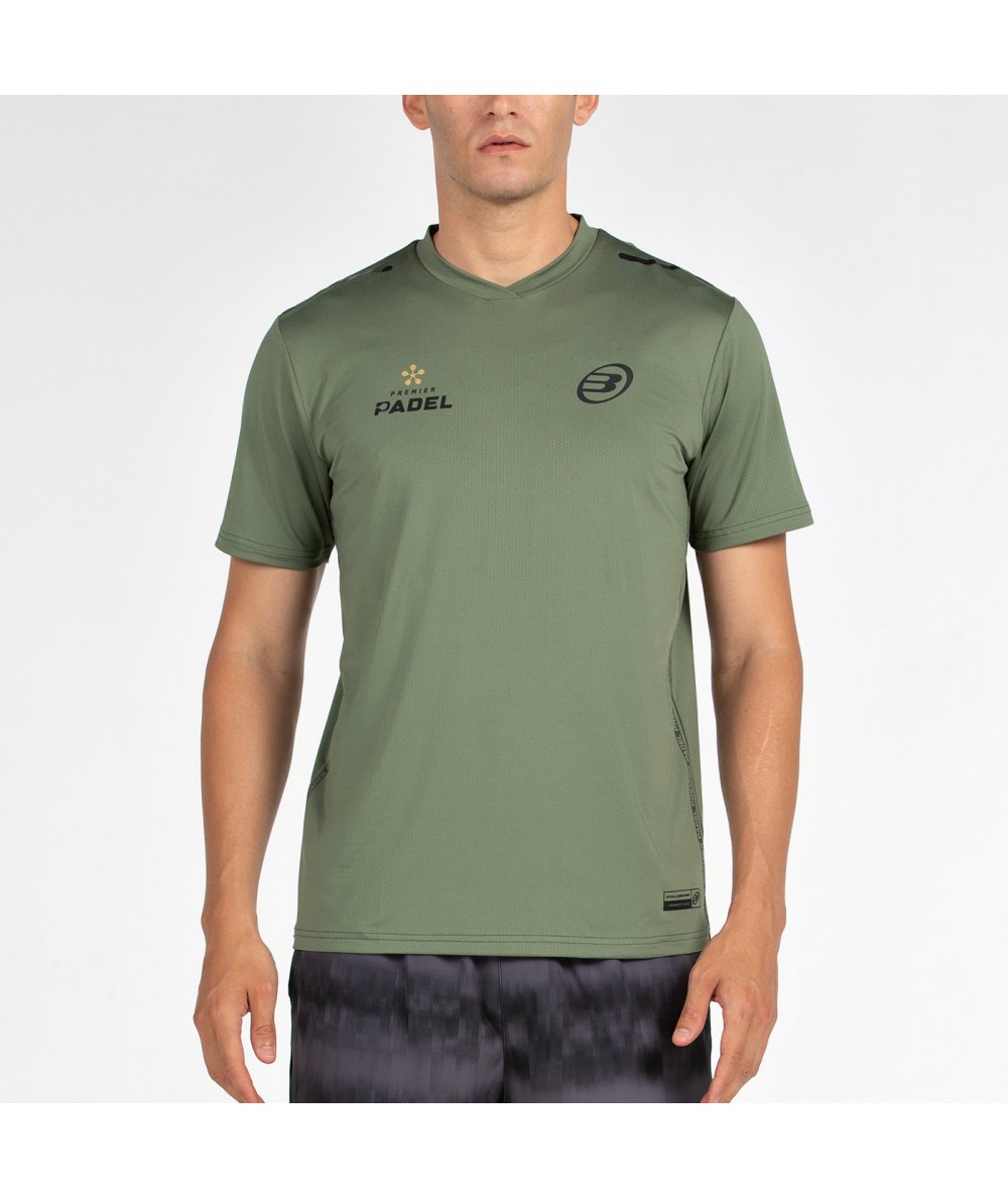 tienda de padel Madrid, tienda de padel online, tienda de padel españa, tienda de padel en linea, CAMISETA BULLPADEL PERICO KAKI