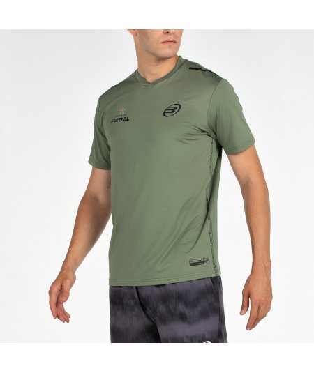 tienda de padel Madrid, tienda de padel online, tienda de padel españa, tienda de padel en linea, CAMISETA BULLPADEL PERICO KAKI