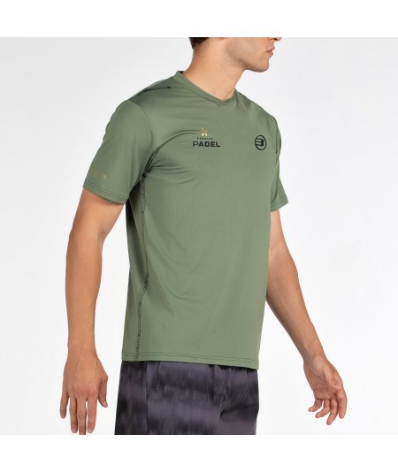 tienda de padel Madrid, tienda de padel online, tienda de padel españa, tienda de padel en linea, CAMISETA BULLPADEL PERICO KAKI