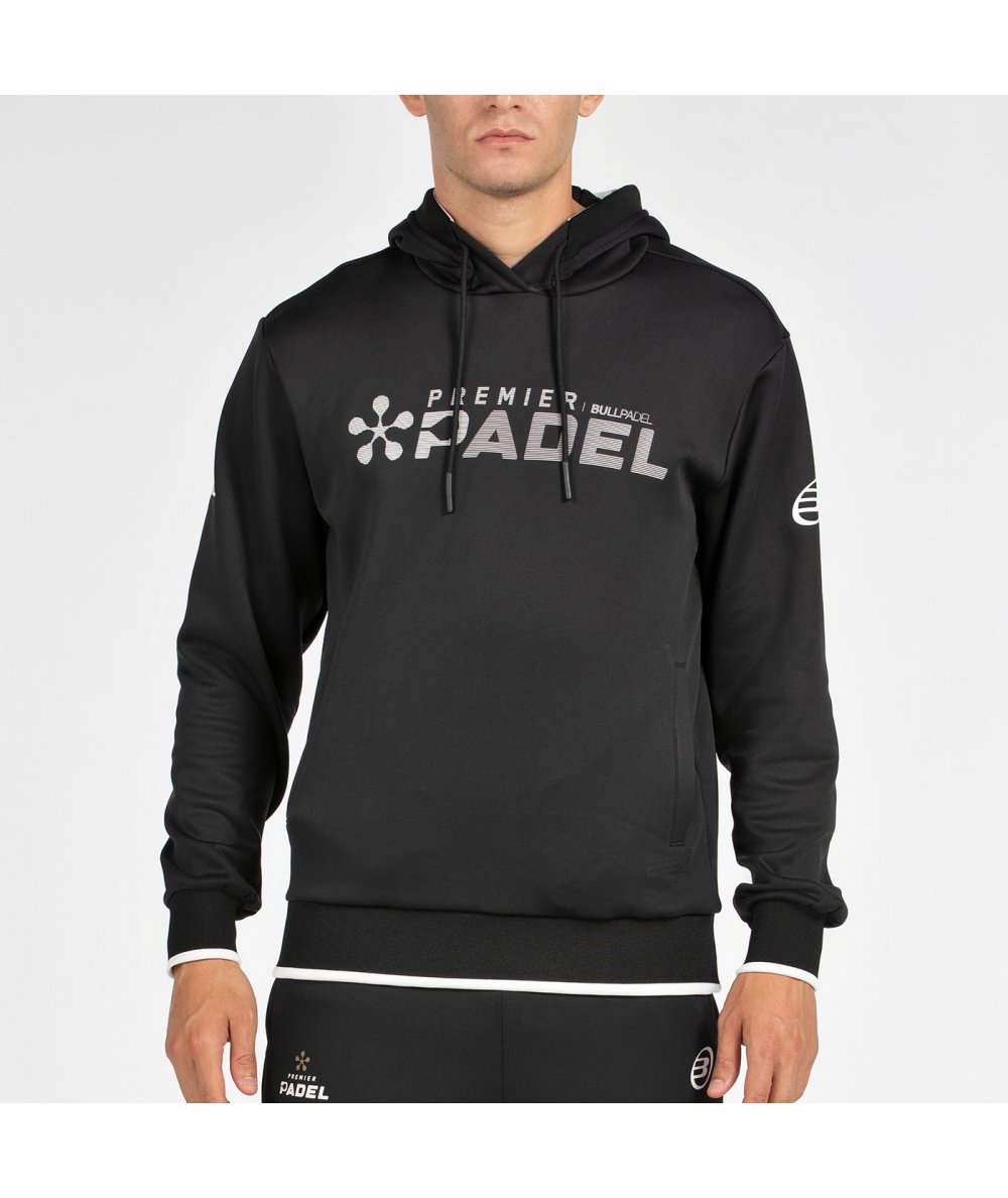 tienda de padel Madrid, tienda de padel online, tienda de padel españa, tienda de padel en linea, SUDADERA BULLPADEL PIATRO NEGR