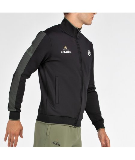 tienda de padel Madrid, tienda de padel online, tienda de padel españa, tienda de padel en linea, SUDADERA BULLPADEL PINDARO NEG