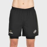 tienda de padel Madrid, tienda de padel online, tienda de padel españa, tienda de padel en linea, SHORT BULLPADEL PINGU NEGRO