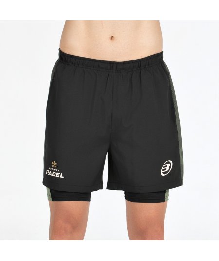 tienda de padel Madrid, tienda de padel online, tienda de padel españa, tienda de padel en linea, SHORT BULLPADEL PINGU NEGRO