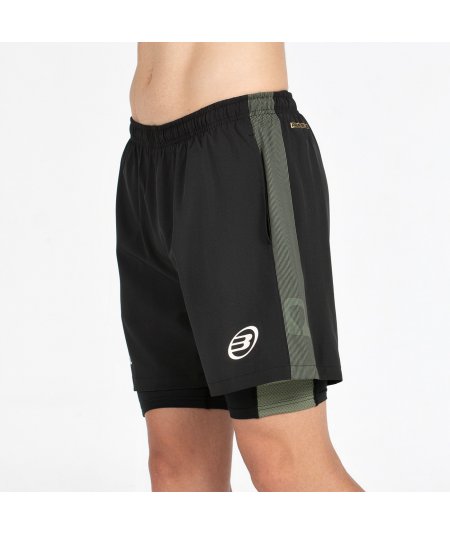 tienda de padel Madrid, tienda de padel online, tienda de padel españa, tienda de padel en linea, SHORT BULLPADEL PINGU NEGRO