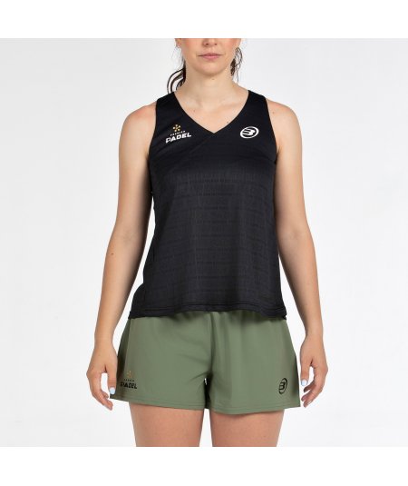tienda de padel Madrid, tienda de padel online, tienda de padel españa, tienda de padel en linea, CAMISETA BULLPADEL PIURA NEGRO