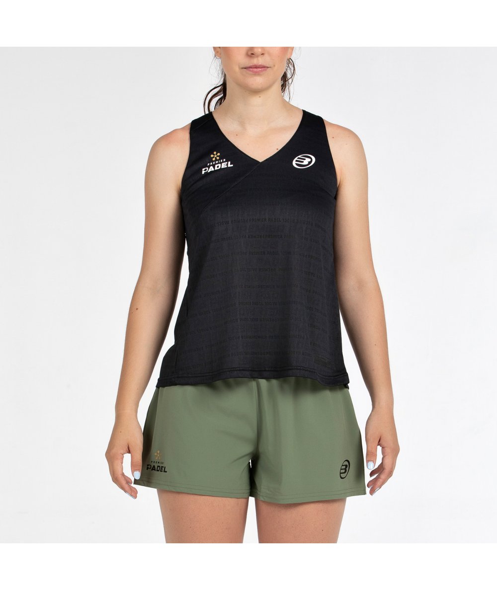tienda de padel Madrid, tienda de padel online, tienda de padel españa, tienda de padel en linea, CAMISETA BULLPADEL PIURA NEGRO