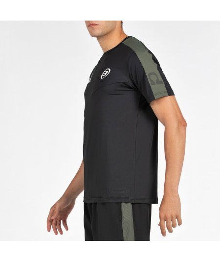 tienda de padel Madrid, tienda de padel online, tienda de padel españa, tienda de padel en linea, CAMISETA BULLPADEL POCATE NEGR