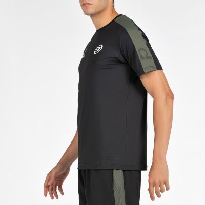 tienda de padel Madrid, tienda de padel online, tienda de padel españa, tienda de padel en linea, CAMISETA BULLPADEL POCATE NEGR