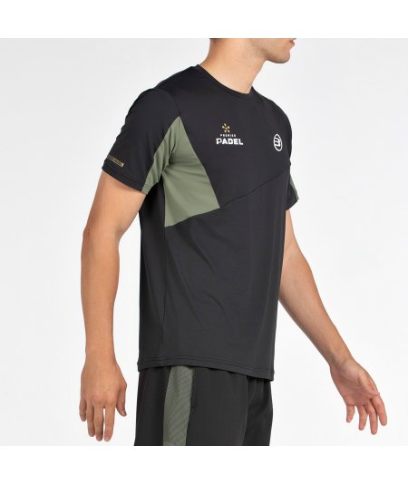 tienda de padel Madrid, tienda de padel online, tienda de padel españa, tienda de padel en linea, CAMISETA BULLPADEL POCATE NEGR