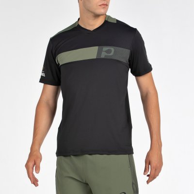 tienda de padel Madrid, tienda de padel online, tienda de padel españa, tienda de padel en linea, CAMISETA BULLPADEL PUYO NEGRO
