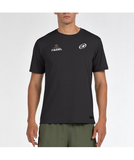 tienda de padel Madrid, tienda de padel online, tienda de padel españa, tienda de padel en linea, CAMISETA BULLPADEL PRILEP NEGR