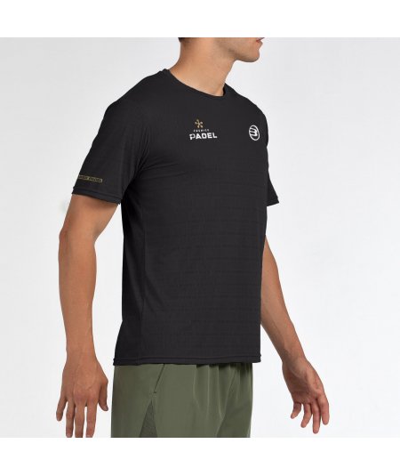 tienda de padel Madrid, tienda de padel online, tienda de padel españa, tienda de padel en linea, CAMISETA BULLPADEL PRILEP NEGR
