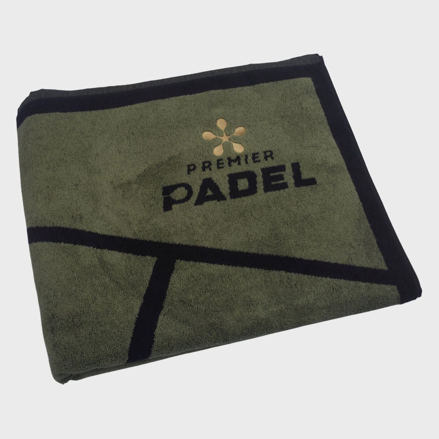 TOALLA BULLPADEL TOWPP150X90 KAKI/NEGRO
