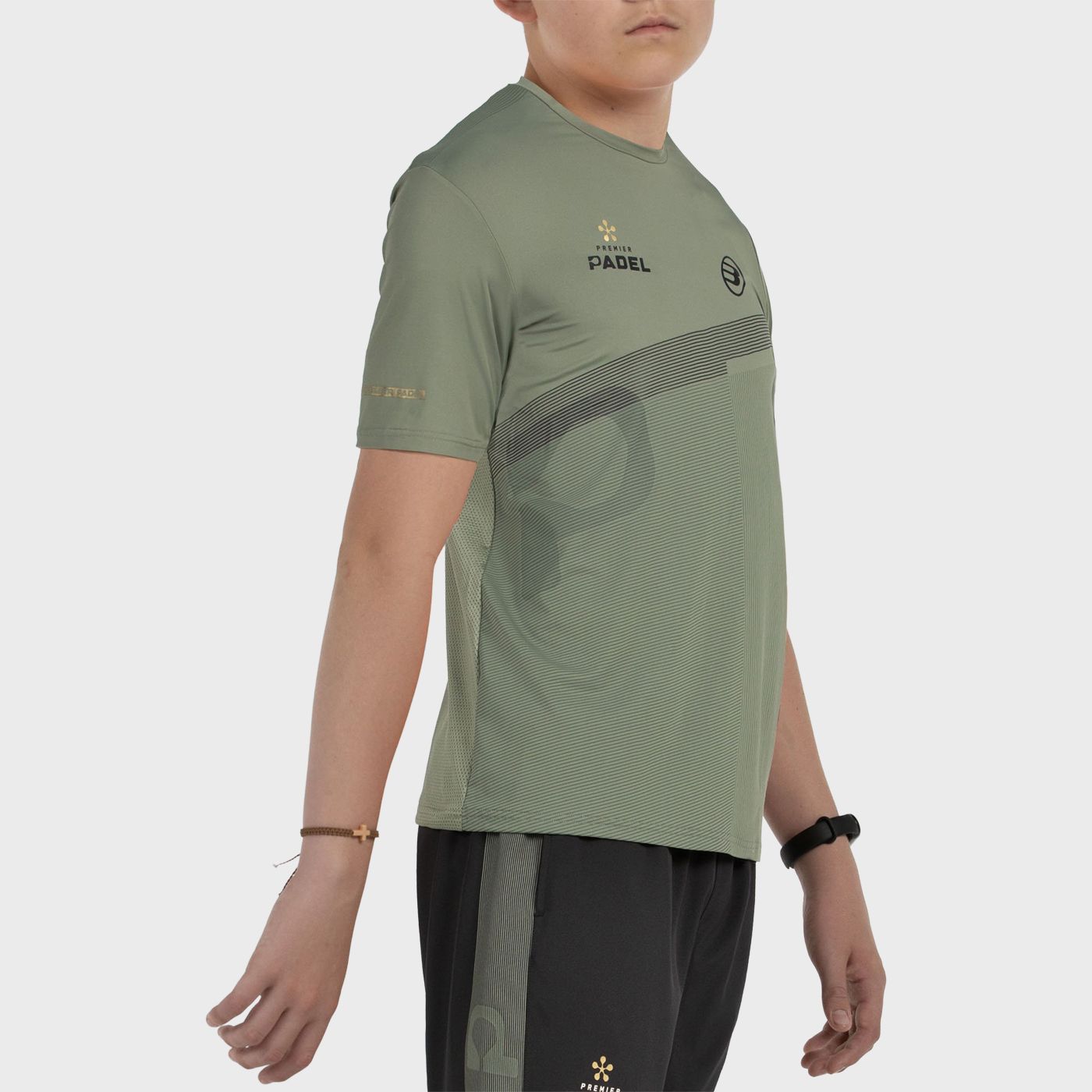 T-SHIRT BULLPADEL PATOS JR KAKI