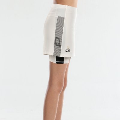 tienda de padel Madrid, tienda de padel online, tienda de padel españa, tienda de padel en linea, FALDA BULLPADEL PORTOA G CRUDO