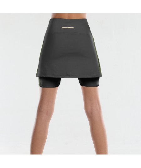 tienda de padel Madrid, tienda de padel online, tienda de padel españa, tienda de padel en linea, FALDA BULLPADEL PORTOA G NEGRO