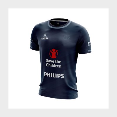 CAMISETA BULLPADEL PRIOR DN AZUL MARINO