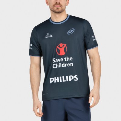 CAMISETA BULLPADEL PRIOR DN AZUL MARINO