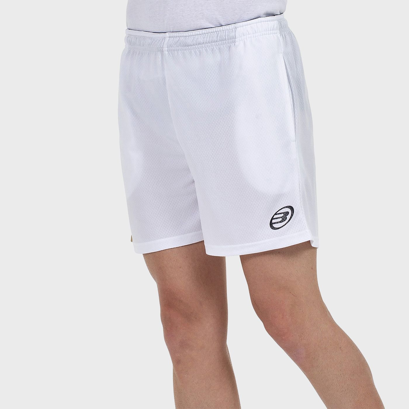 tienda de padel Madrid, tienda de padel online, tienda de padel españa, tienda de padel en linea, SHORT BULLPADEL CAMPAZA BLANCO