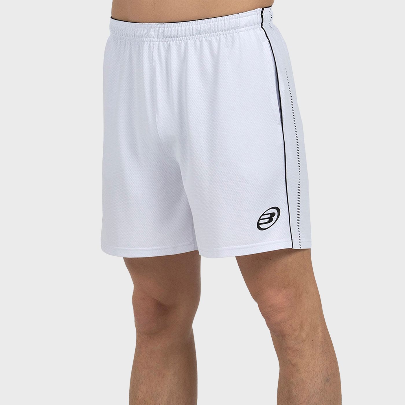 tienda de padel Madrid, tienda de padel online, tienda de padel españa, tienda de padel en linea, SHORT BULLPADEL CASTANAR BLANC