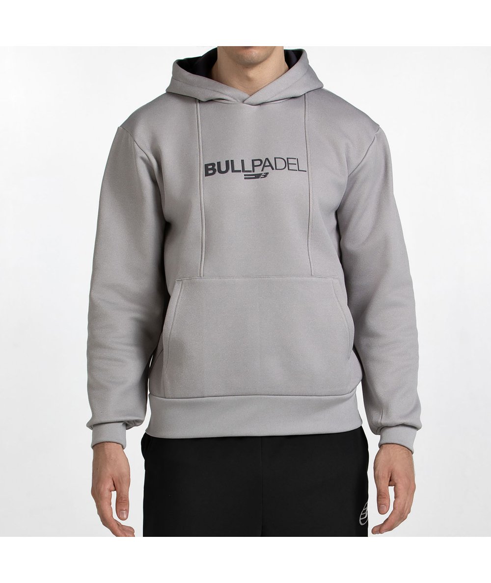 tienda de padel Madrid, tienda de padel online, tienda de padel españa, tienda de padel en linea, SUDADERA BULLPADEL ACUBE GRIS 