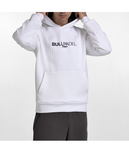 tienda de padel Madrid, tienda de padel online, tienda de padel españa, tienda de padel en linea, SUDADERA BULLPADEL ACUBE BLANC