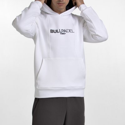 tienda de padel Madrid, tienda de padel online, tienda de padel españa, tienda de padel en linea, SUDADERA BULLPADEL ACUBE BLANC