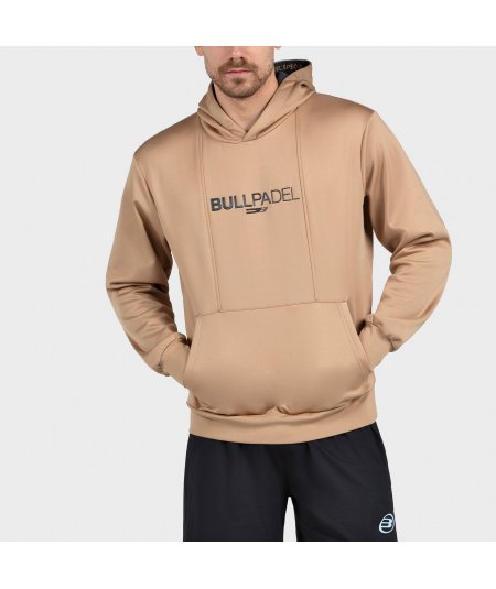 tienda de padel Madrid, tienda de padel online, tienda de padel españa, tienda de padel en linea, SUDADERA BULLPADEL ACUBE OCRE