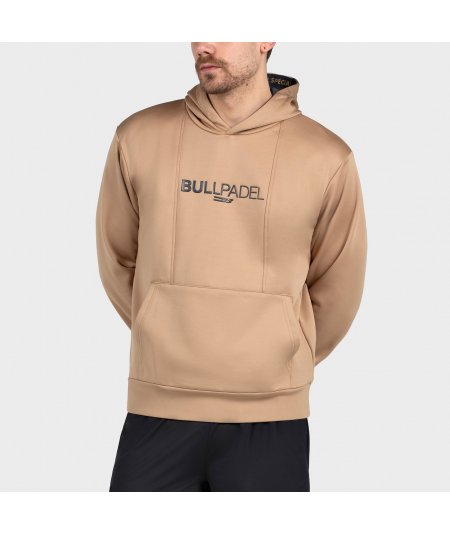 tienda de padel Madrid, tienda de padel online, tienda de padel españa, tienda de padel en linea, SUDADERA BULLPADEL ACUBE OCRE