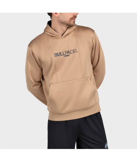 tienda de padel Madrid, tienda de padel online, tienda de padel españa, tienda de padel en linea, SUDADERA BULLPADEL ACUBE OCRE