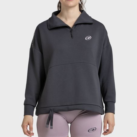 SUDADERA BULLPADEL ALASIA ANTRACITA