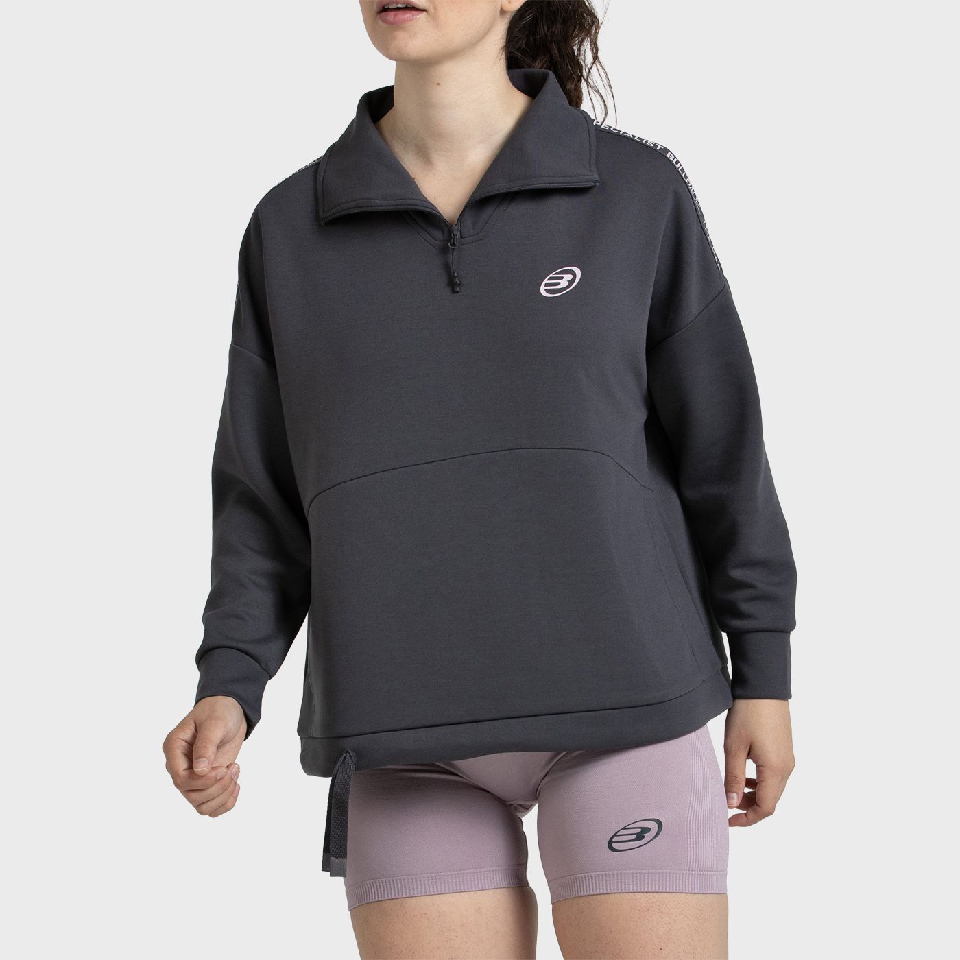 SUDADERA BULLPADEL ALASIA ANTRACITA