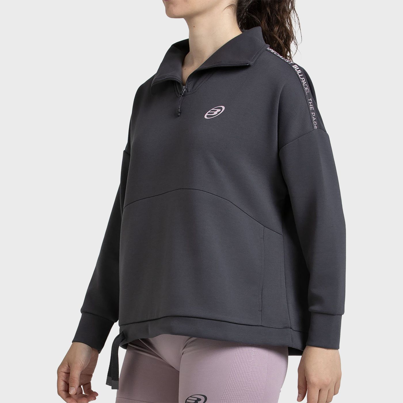 SUDADERA BULLPADEL ALASIA ANTRACITA
