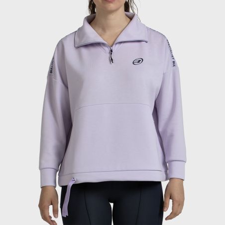 SUDADERA BULLPADEL ALASIA LILA PASTEL