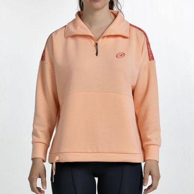 SUDADERA BULLPADEL ALASIA NARANJA PASTEL