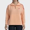 SUDADERA BULLPADEL ALASIA NARANJA PASTEL