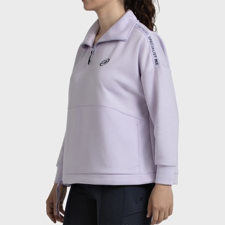 SUDADERA BULLPADEL ALASIA LILA PASTEL