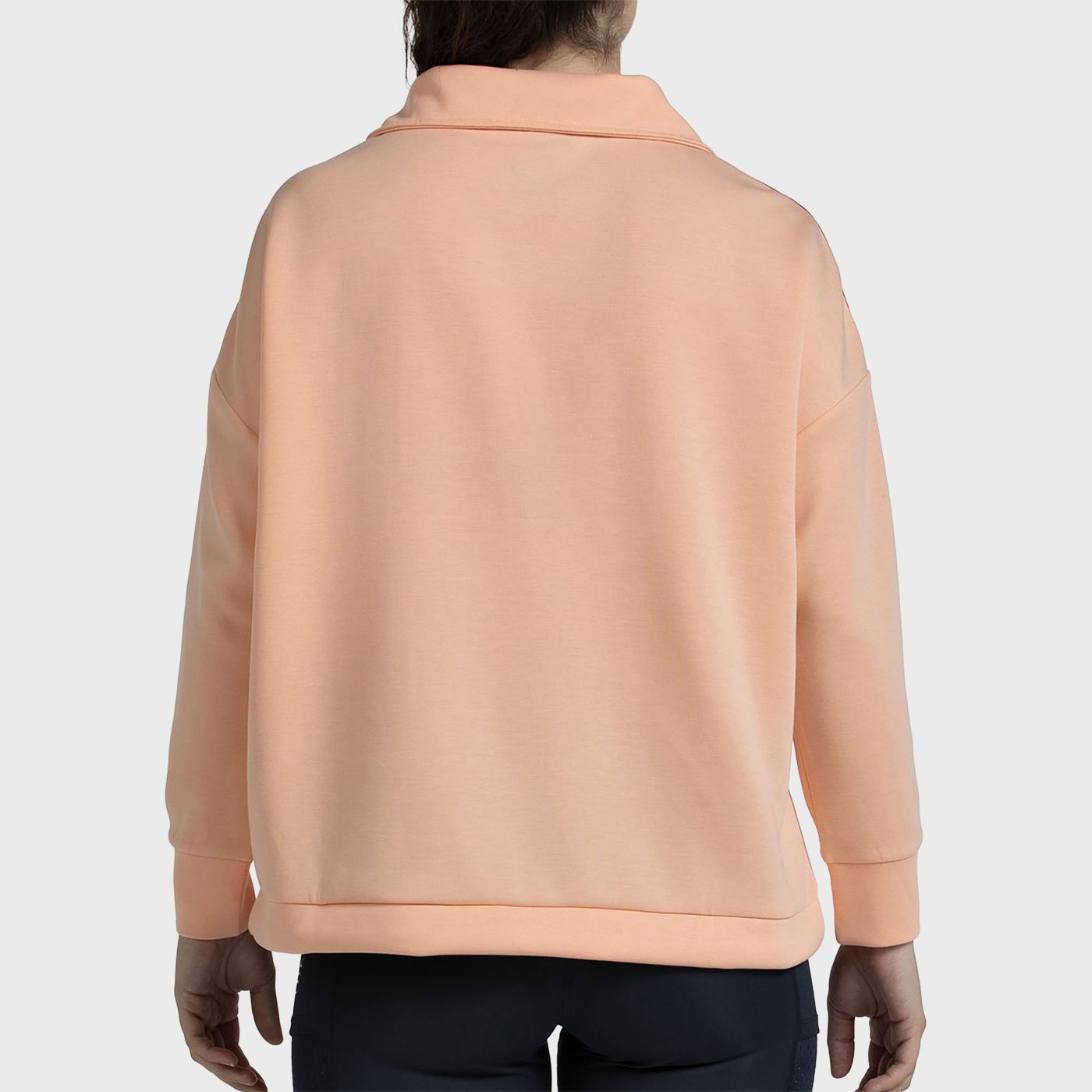 SUDADERA BULLPADEL ALASIA NARANJA PASTEL