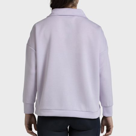 SUDADERA BULLPADEL ALASIA LILA PASTEL