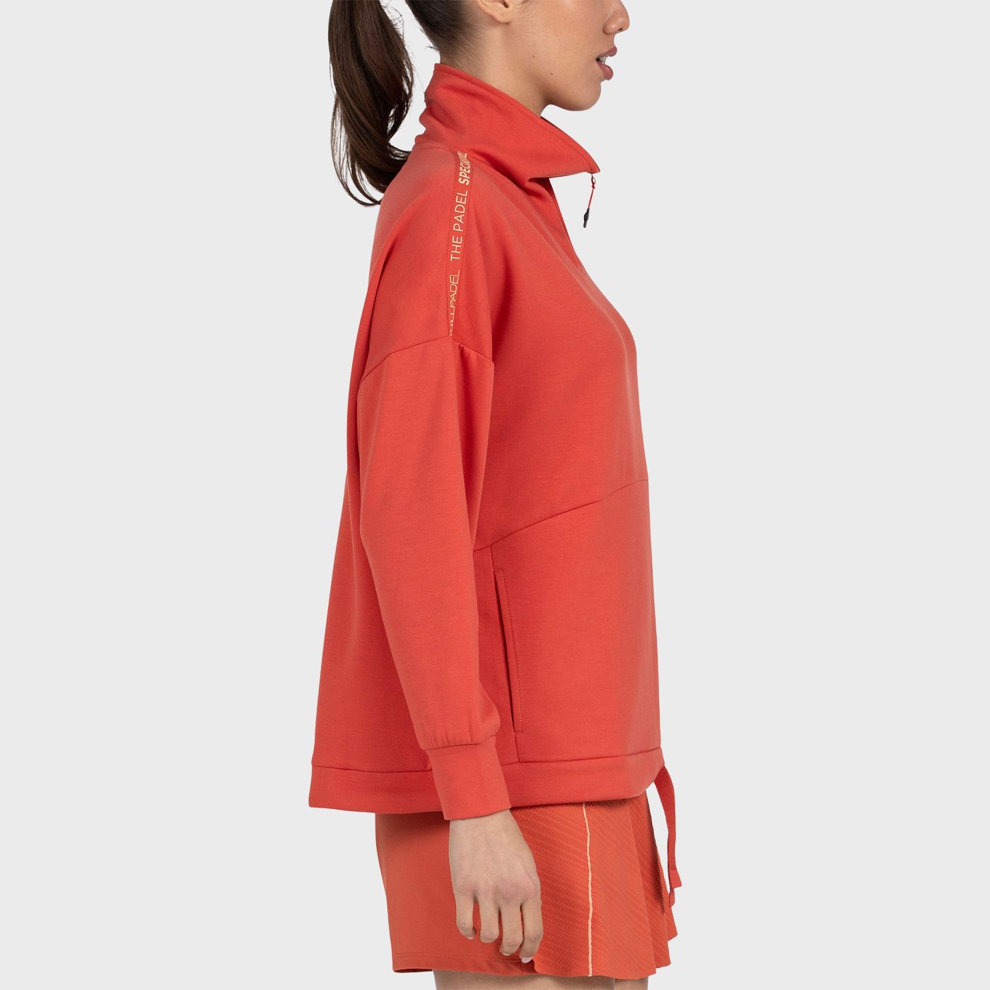 SUDADERA BULLPADEL ALASIA POMELO