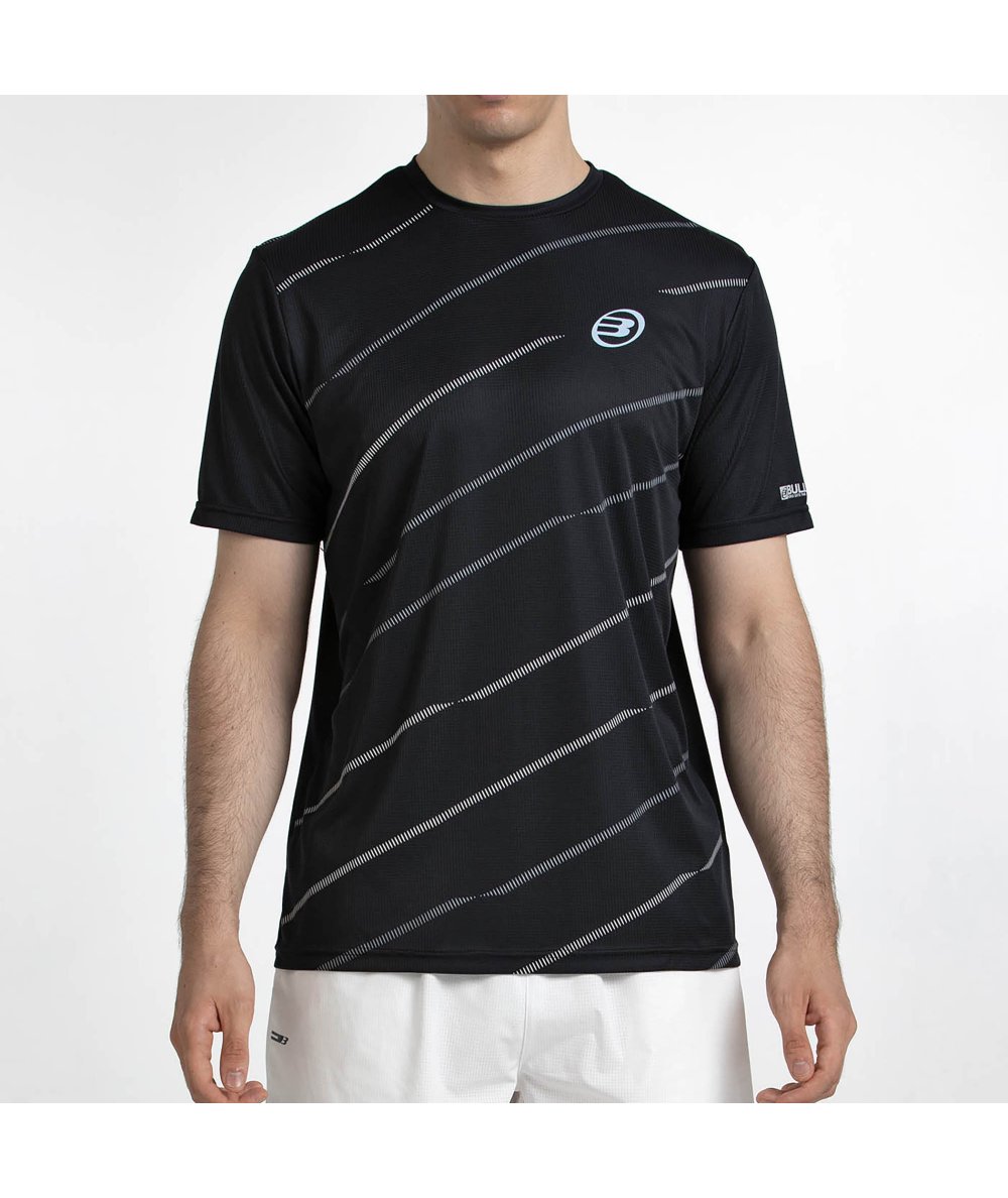 tienda de padel Madrid, tienda de padel online, tienda de padel españa, tienda de padel en linea, CAMISETA BULLPADEL CASINAS NEG