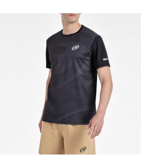 tienda de padel Madrid, tienda de padel online, tienda de padel españa, tienda de padel en linea, CAMISETA BULLPADEL CASTIL NEGR