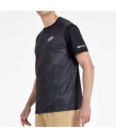 tienda de padel Madrid, tienda de padel online, tienda de padel españa, tienda de padel en linea, CAMISETA BULLPADEL CASTIL NEGR