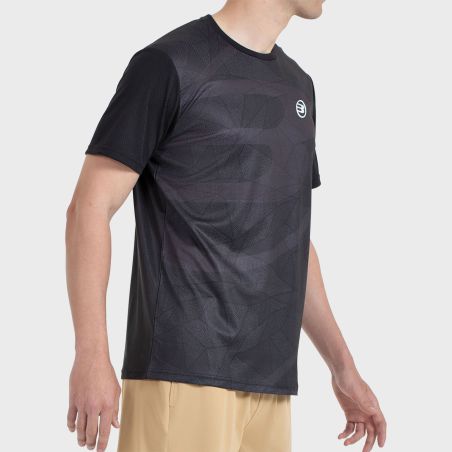 tienda de padel Madrid, tienda de padel online, tienda de padel españa, tienda de padel en linea, CAMISETA BULLPADEL CASTIL NEGR