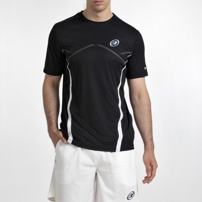 tienda de padel Madrid, tienda de padel online, tienda de padel españa, tienda de padel en linea, CAMISETA BULLPADEL CABORE NEGR